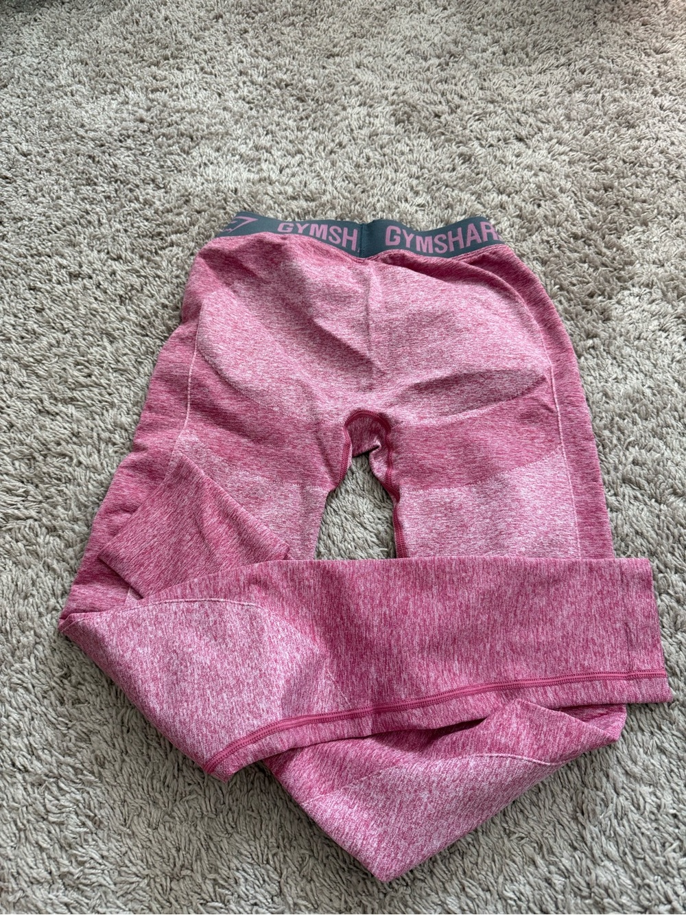Gymshark Kids Heather Rose Seamless Leggings